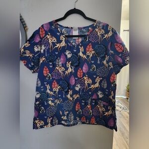 Disney Scrub Top - Bambi & Thumper